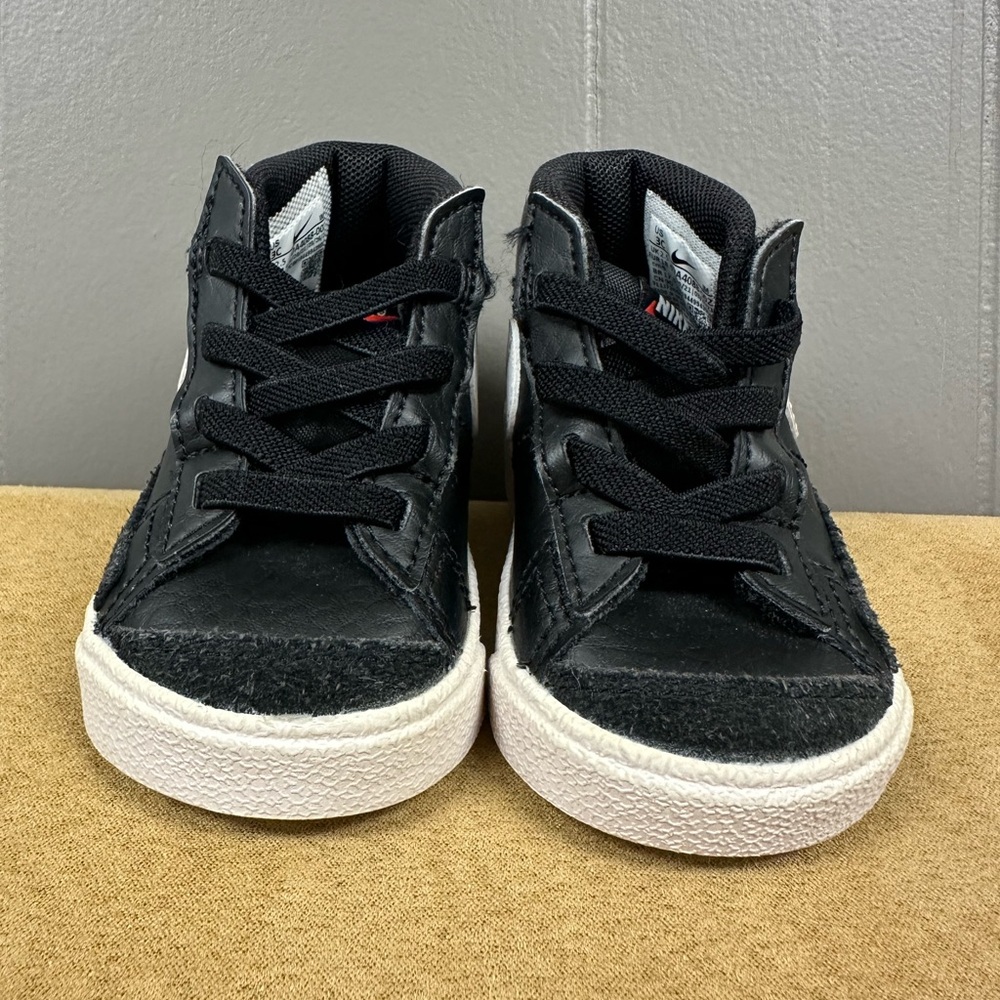 Nike Black and White High-Top Sneakers